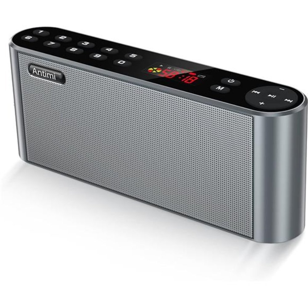 Bluetooth/FM Radio/MP3 Player Portable Wireless Speaker (Black)
